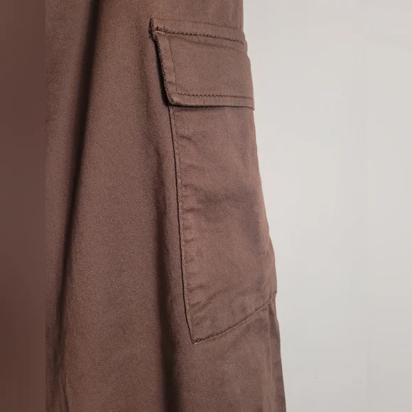 Urban Outfitters BDG Brown Utility Cargo High-Rise Pants Large - Picture 5 of 10